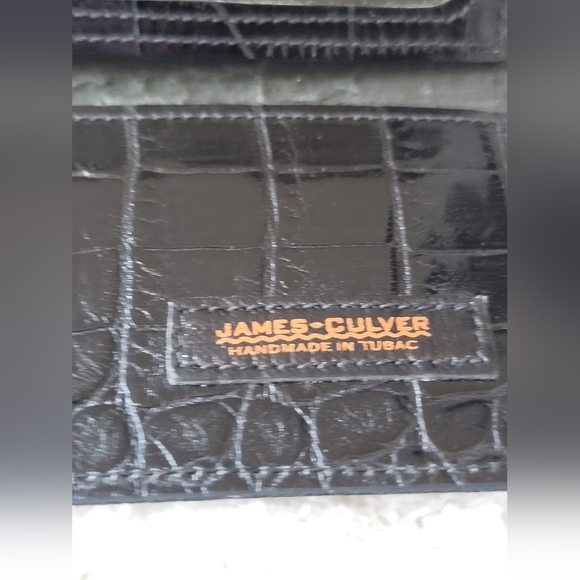 James Culver hand made wallet black - Picture 5 of 7